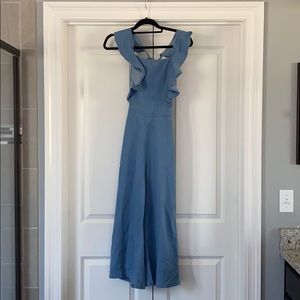 Chambray jumpsuit